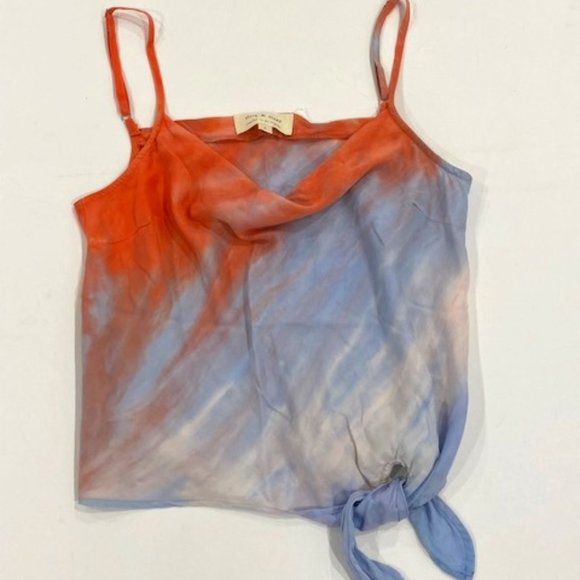 Cloth & Stone Anthropologie Cowl Neck Side Tie Top